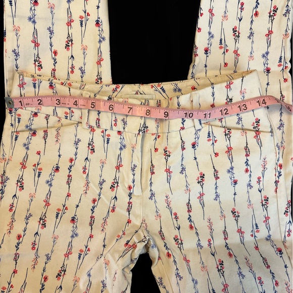 New York & Company Floral Slacks - Picture 6 of 7
